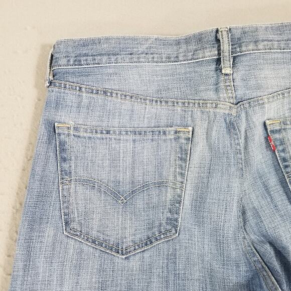 Levi's 501 jeans men's 36x32 original button fly regular fit blue denim pants - Picture 9 of 12